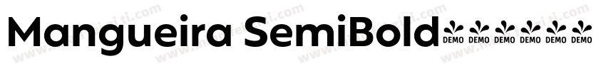 Mangueira SemiBold字体转换